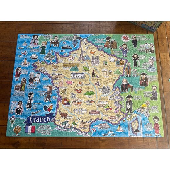 Map of France Puzzle - Picture 2 of 3